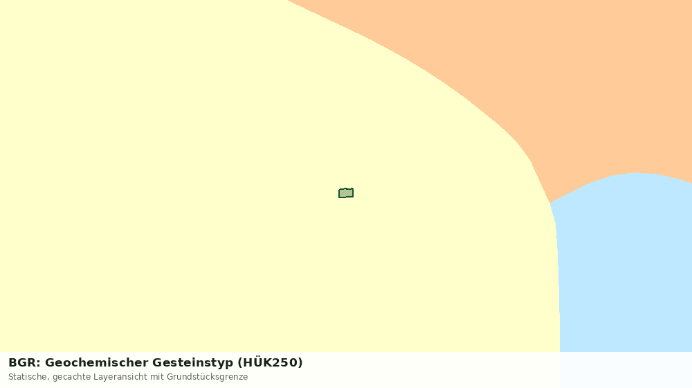 Statische Kartenansicht: BGR: Geochemischer Gesteinstyp (HÜK250)