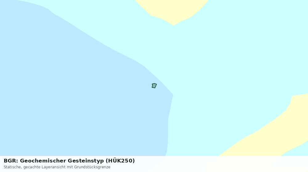 Statische Kartenansicht: BGR: Geochemischer Gesteinstyp (HÜK250)