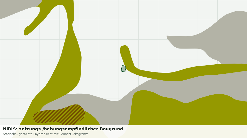 Statische Kartenansicht: NIBIS: setzungs-/hebungsempfindlicher Baugrund