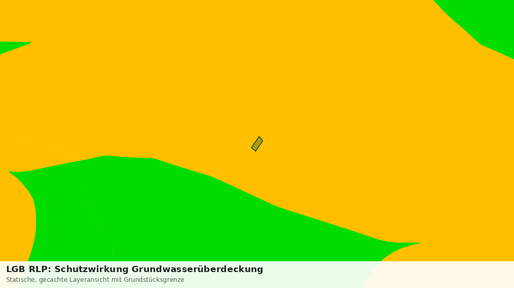 Statische Kartenansicht: LGB RLP: Schutzwirkung Grundwasserüberdeckung