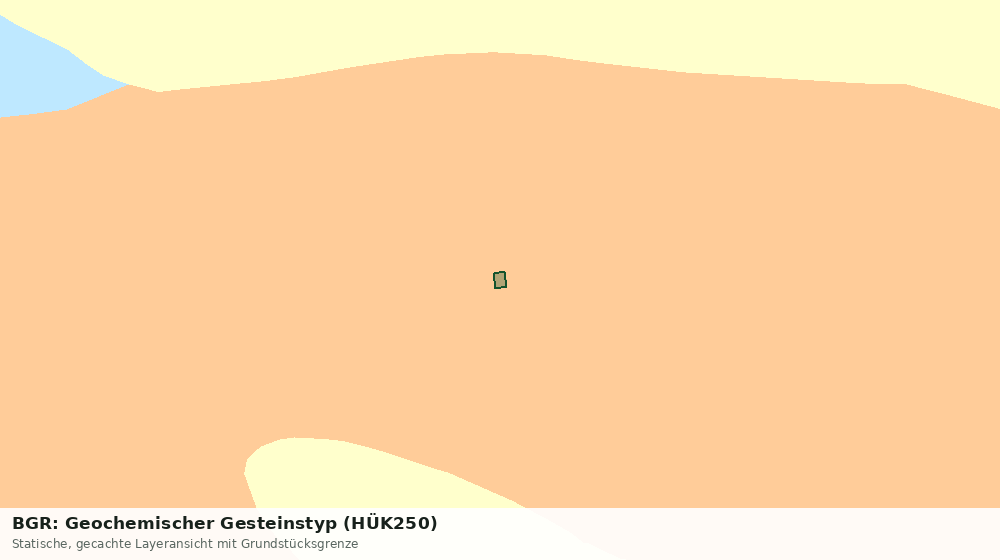 Statische Kartenansicht: BGR: Geochemischer Gesteinstyp (HÜK250)