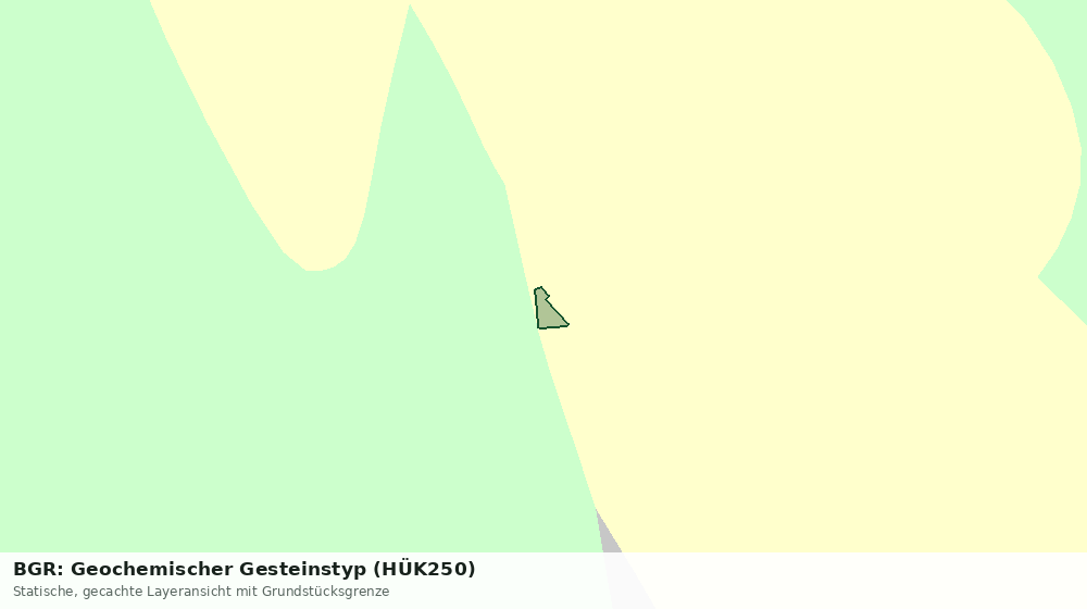 Statische Kartenansicht: BGR: Geochemischer Gesteinstyp (HÜK250)