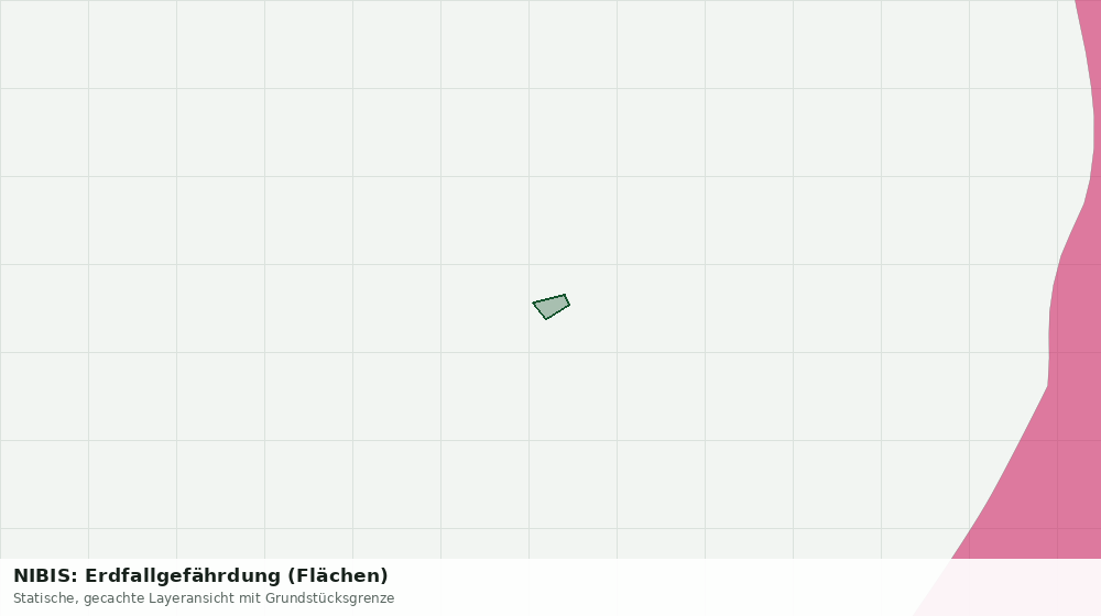 Statische Kartenansicht: NIBIS: Erdfallgefährdung (Flächen)