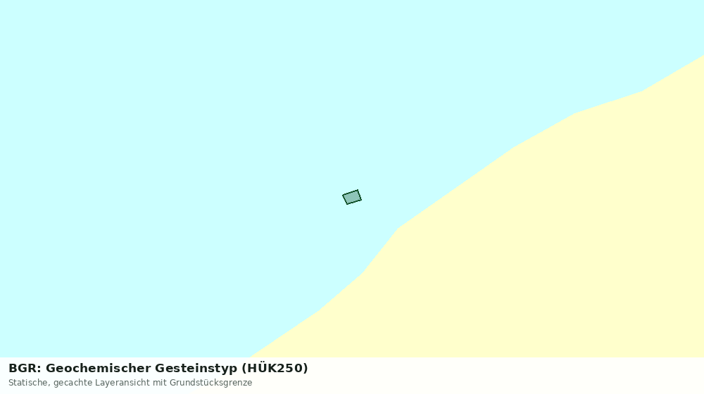 Statische Kartenansicht: BGR: Geochemischer Gesteinstyp (HÜK250)