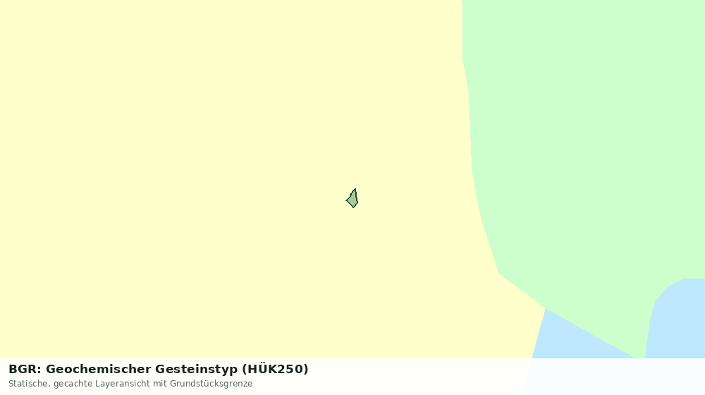 Statische Kartenansicht: BGR: Geochemischer Gesteinstyp (HÜK250)