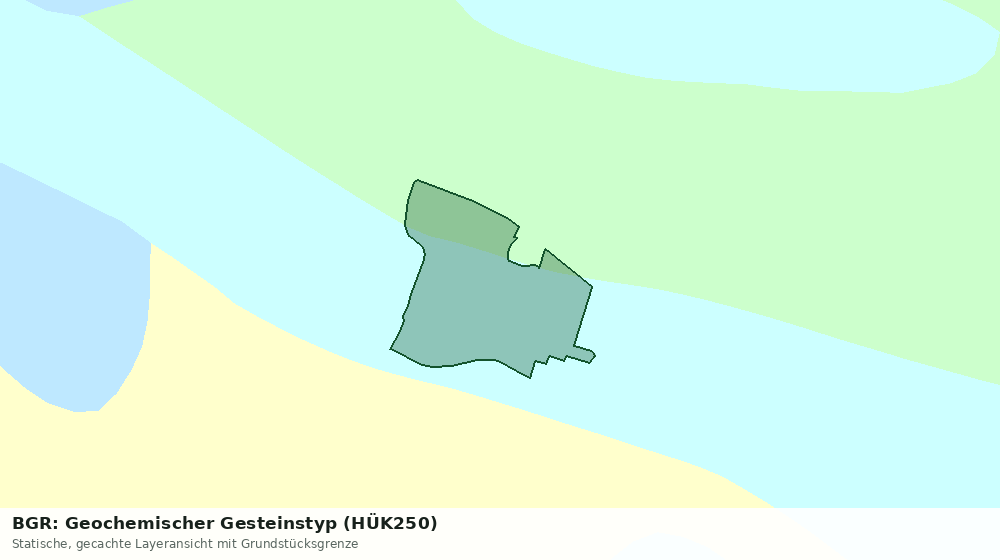 Statische Kartenansicht: BGR: Geochemischer Gesteinstyp (HÜK250)