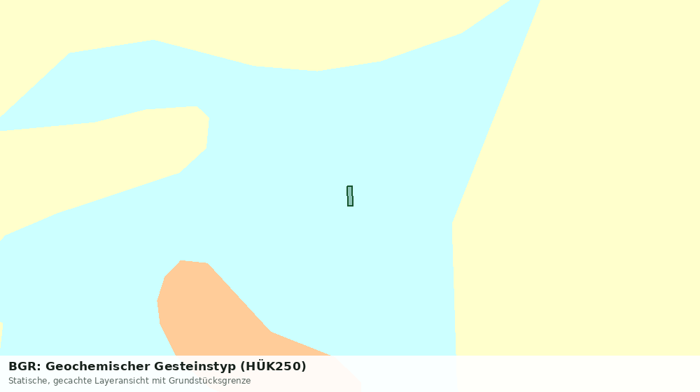 Statische Kartenansicht: BGR: Geochemischer Gesteinstyp (HÜK250)
