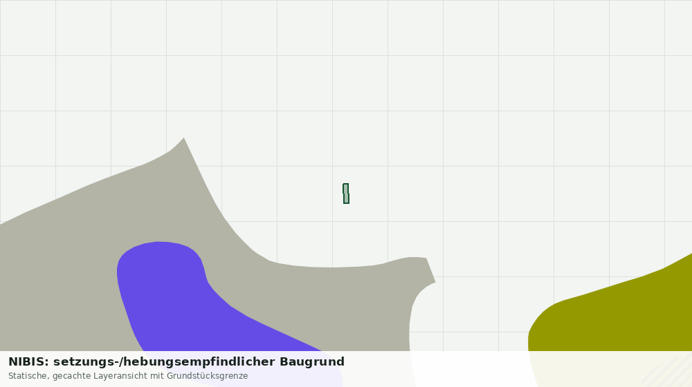 Statische Kartenansicht: NIBIS: setzungs-/hebungsempfindlicher Baugrund