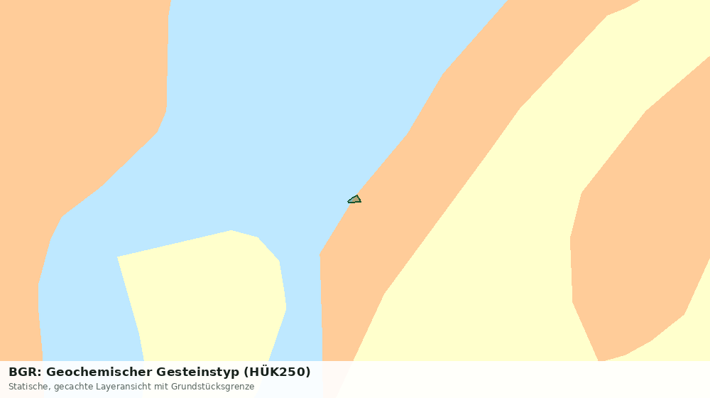 Statische Kartenansicht: BGR: Geochemischer Gesteinstyp (HÜK250)