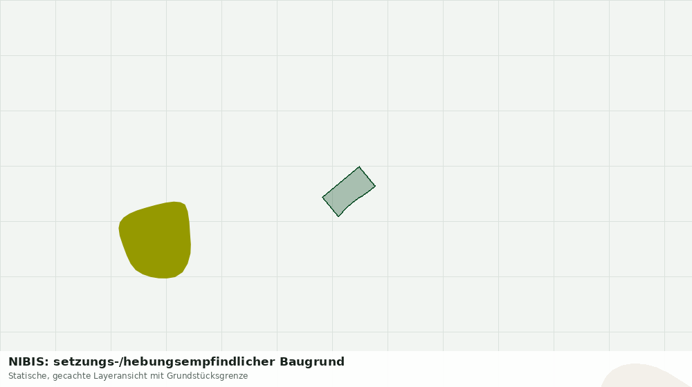 Statische Kartenansicht: NIBIS: setzungs-/hebungsempfindlicher Baugrund
