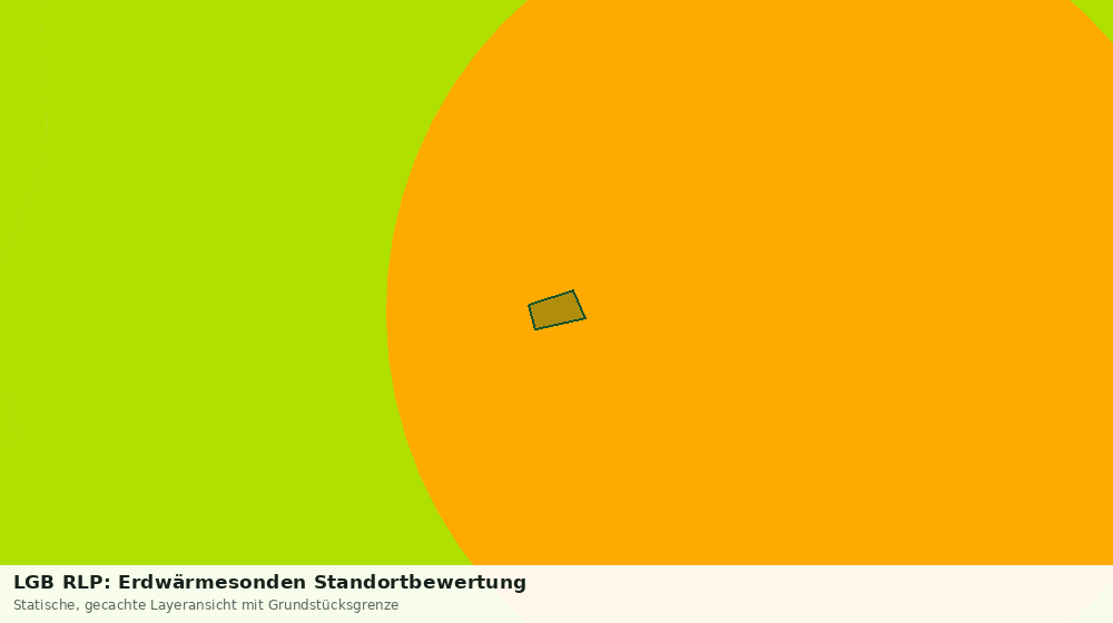 Statische Kartenansicht: LGB RLP: Erdwärmesonden Standortbewertung