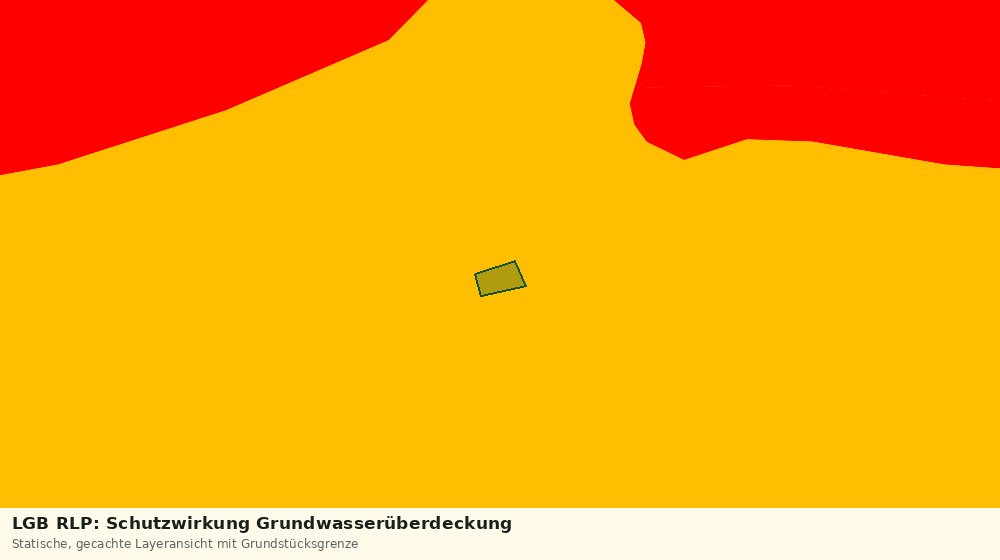 Statische Kartenansicht: LGB RLP: Schutzwirkung Grundwasserüberdeckung