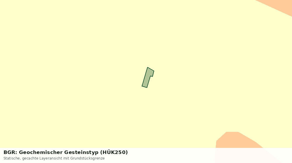 Statische Kartenansicht: BGR: Geochemischer Gesteinstyp (HÜK250)