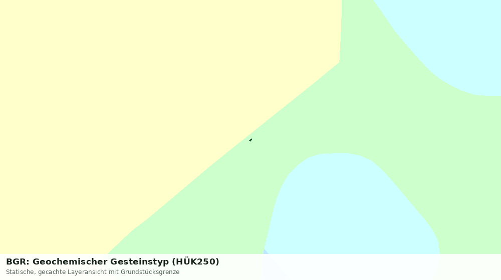 Statische Kartenansicht: BGR: Geochemischer Gesteinstyp (HÜK250)