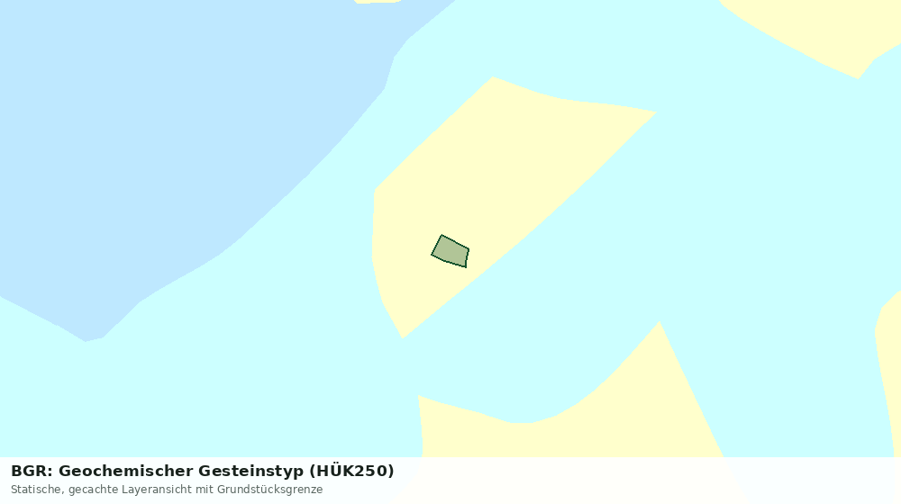 Statische Kartenansicht: BGR: Geochemischer Gesteinstyp (HÜK250)