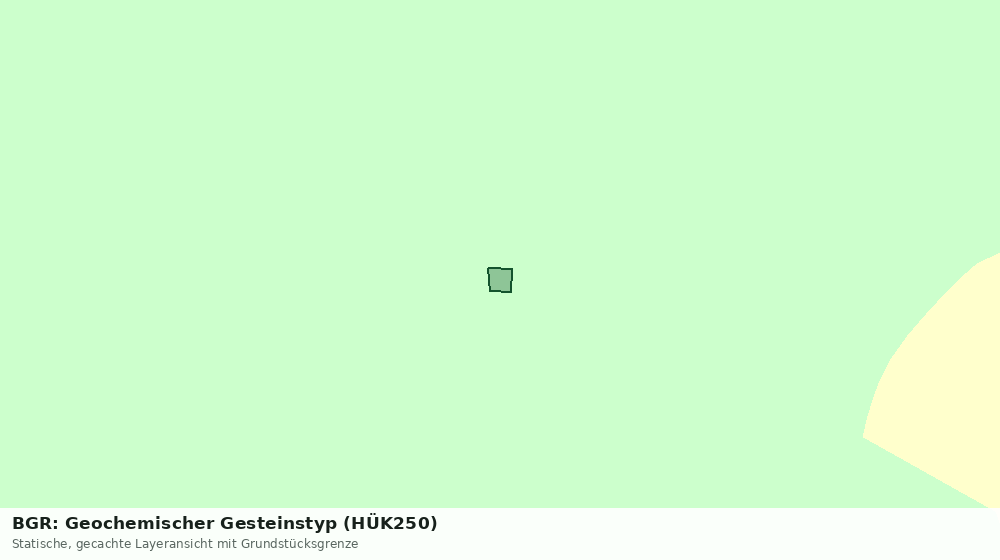 Statische Kartenansicht: BGR: Geochemischer Gesteinstyp (HÜK250)