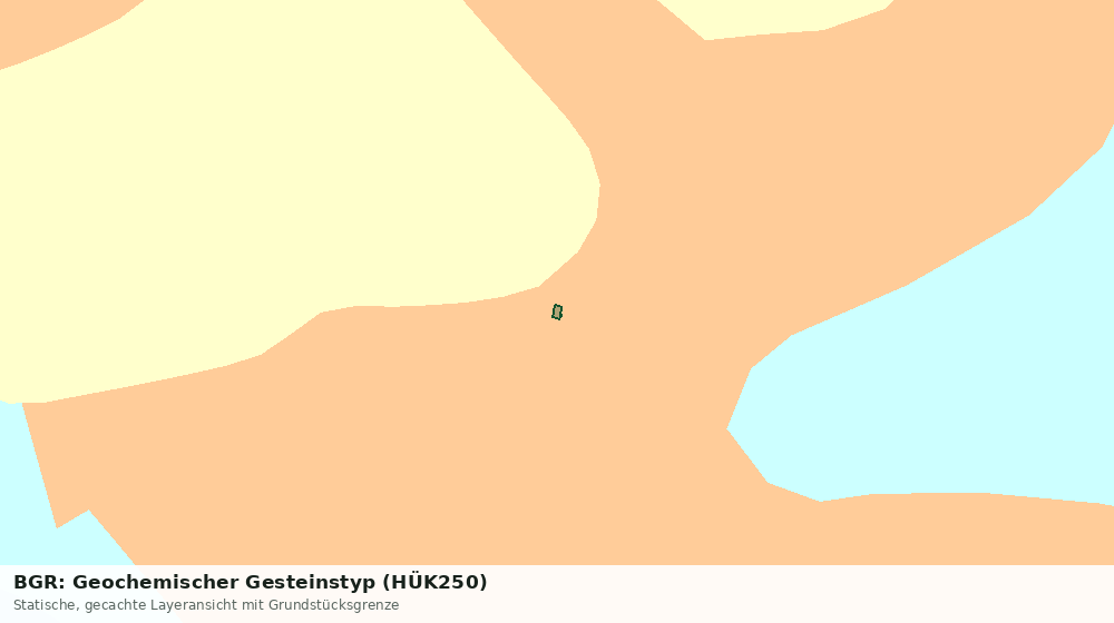 Statische Kartenansicht: BGR: Geochemischer Gesteinstyp (HÜK250)