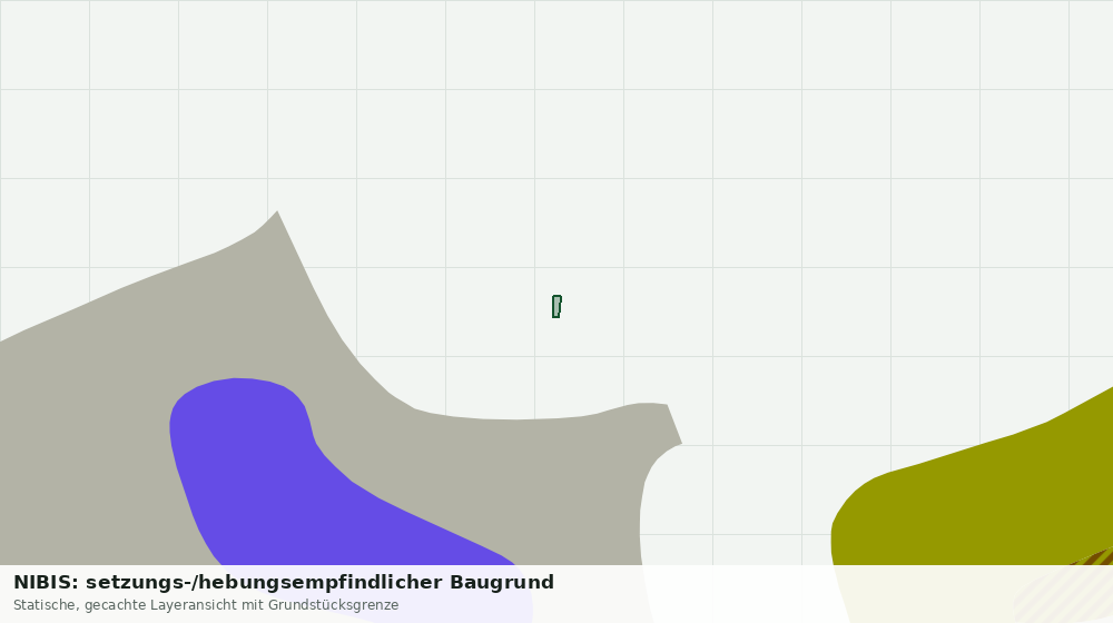 Statische Kartenansicht: NIBIS: setzungs-/hebungsempfindlicher Baugrund