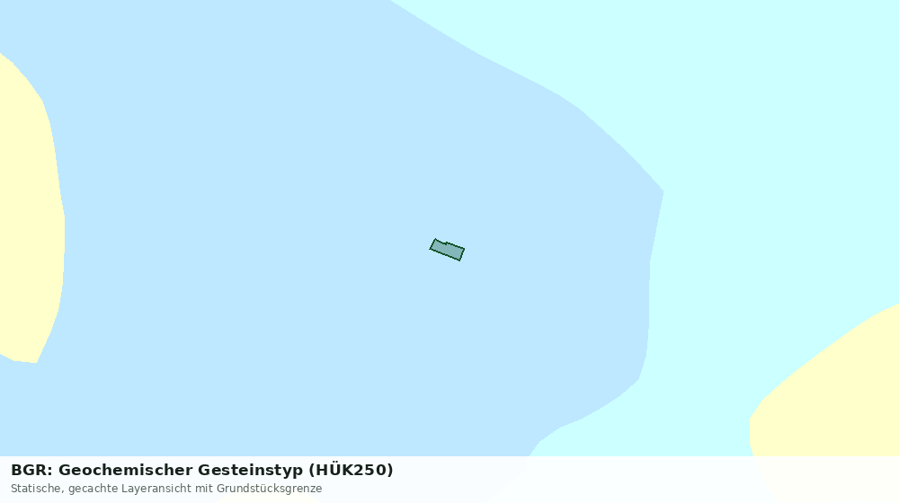 Statische Kartenansicht: BGR: Geochemischer Gesteinstyp (HÜK250)