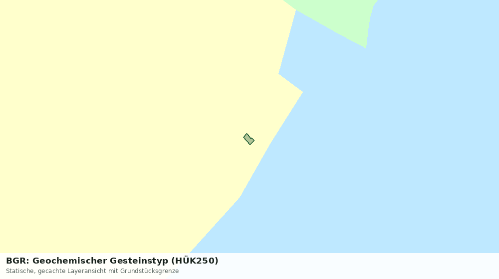 Statische Kartenansicht: BGR: Geochemischer Gesteinstyp (HÜK250)