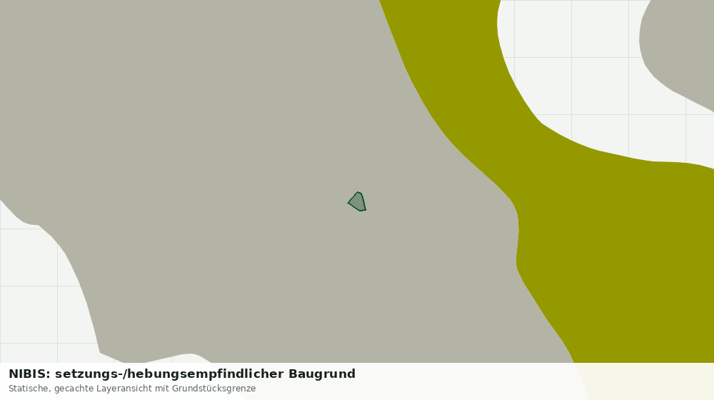 Statische Kartenansicht: NIBIS: setzungs-/hebungsempfindlicher Baugrund