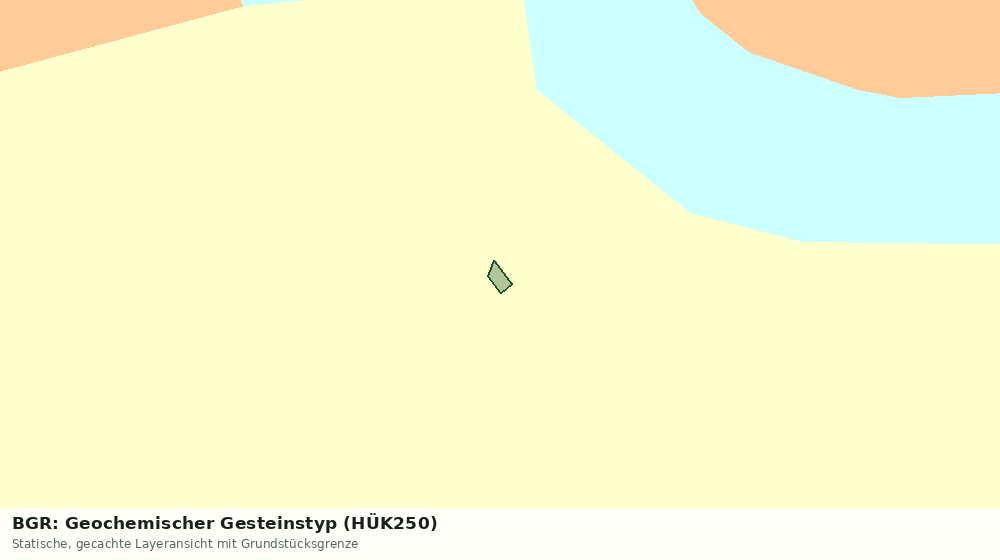 Statische Kartenansicht: BGR: Geochemischer Gesteinstyp (HÜK250)