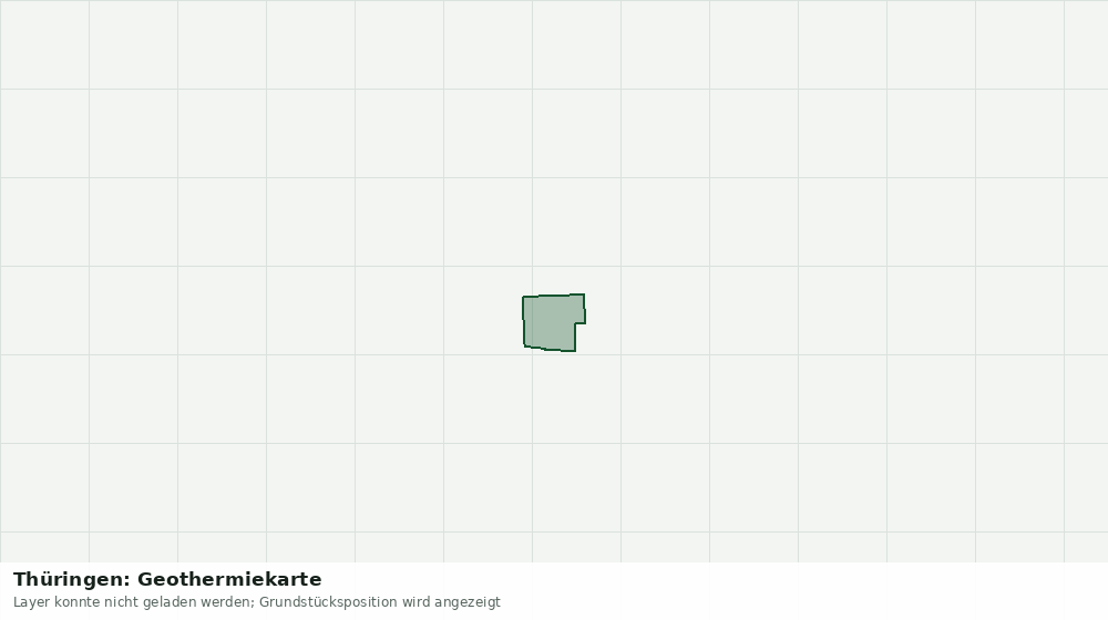 Statische Kartenansicht: Thüringen: Geothermiekarte