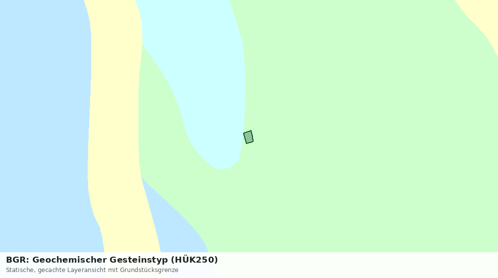 Statische Kartenansicht: BGR: Geochemischer Gesteinstyp (HÜK250)