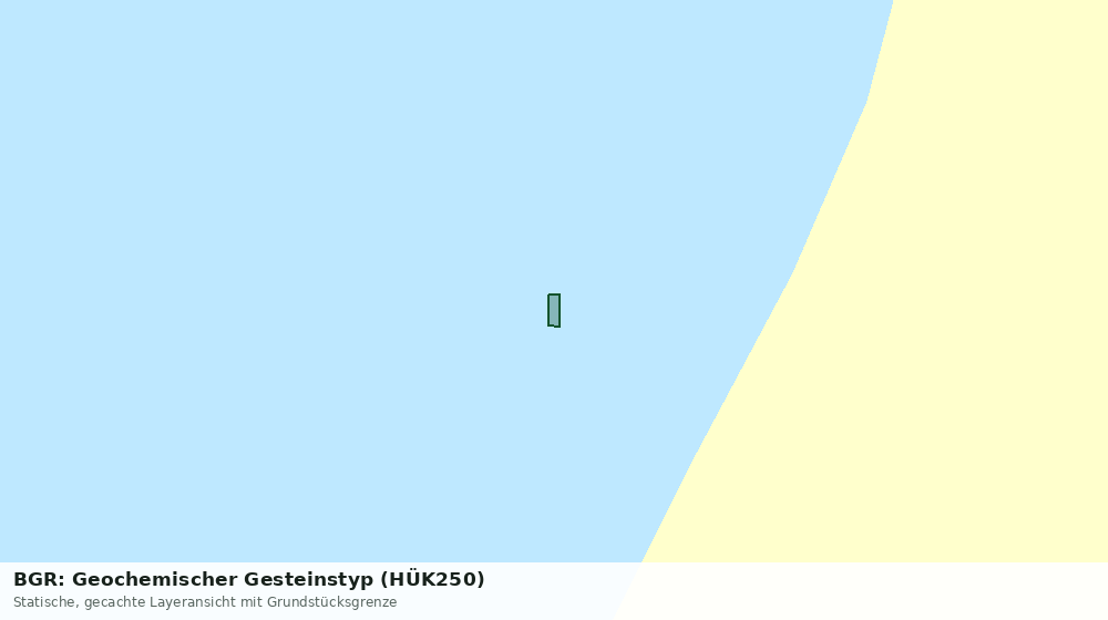 Statische Kartenansicht: BGR: Geochemischer Gesteinstyp (HÜK250)