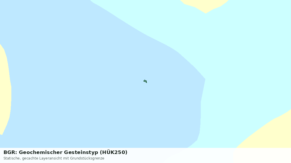Statische Kartenansicht: BGR: Geochemischer Gesteinstyp (HÜK250)