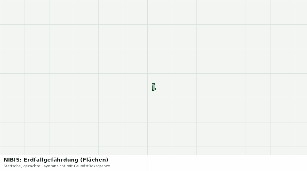 Statische Kartenansicht: NIBIS: Erdfallgefährdung (Flächen)