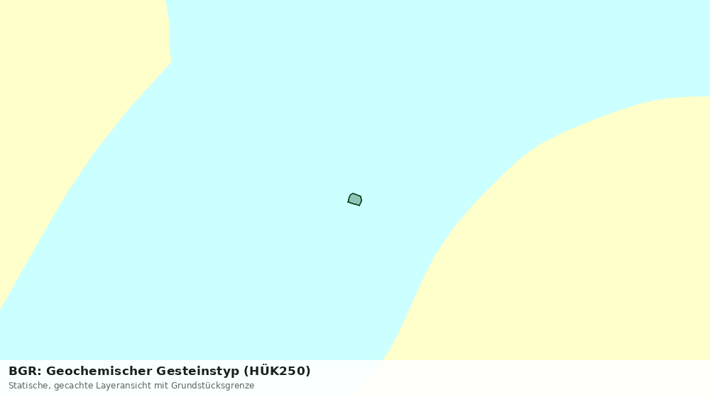 Statische Kartenansicht: BGR: Geochemischer Gesteinstyp (HÜK250)