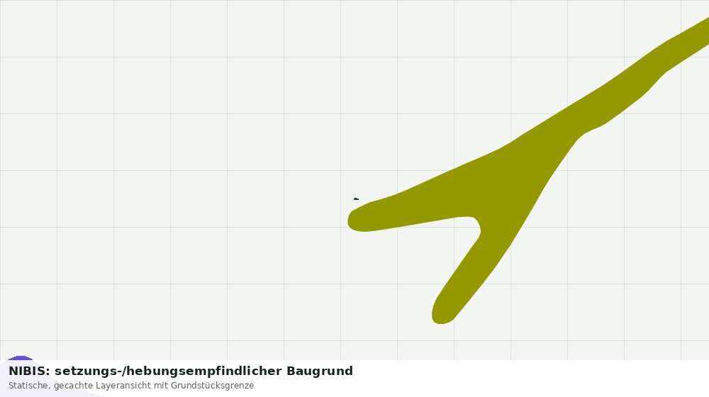 Statische Kartenansicht: NIBIS: setzungs-/hebungsempfindlicher Baugrund