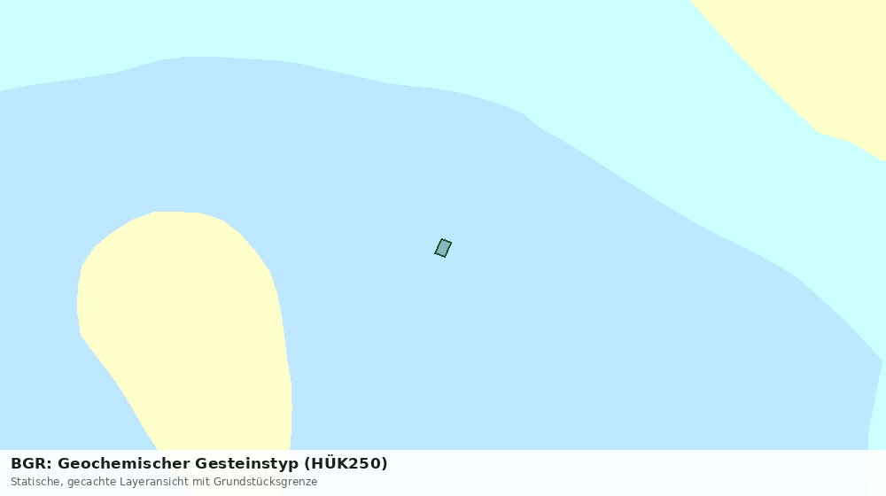 Statische Kartenansicht: BGR: Geochemischer Gesteinstyp (HÜK250)