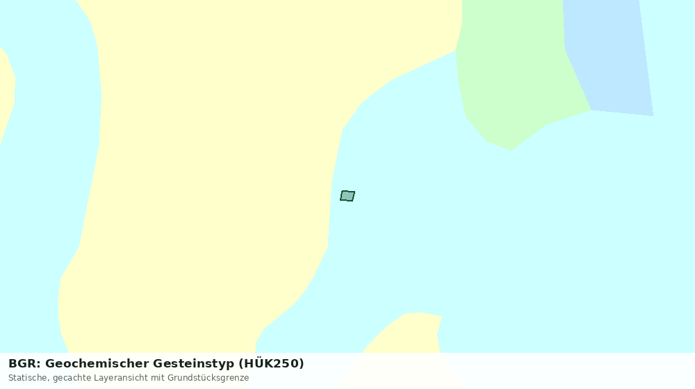 Statische Kartenansicht: BGR: Geochemischer Gesteinstyp (HÜK250)