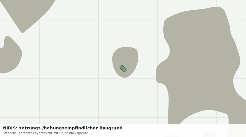 Statische Kartenansicht: NIBIS: setzungs-/hebungsempfindlicher Baugrund
