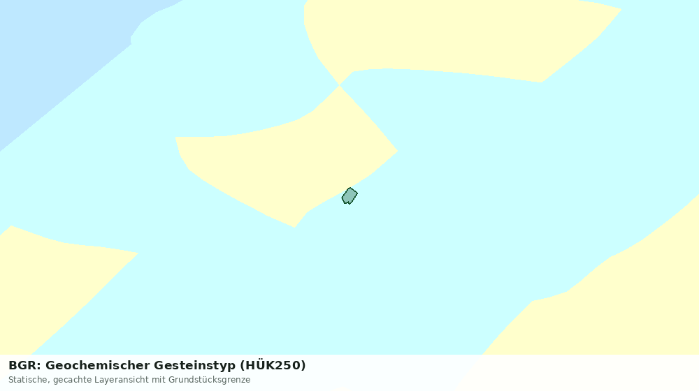 Statische Kartenansicht: BGR: Geochemischer Gesteinstyp (HÜK250)