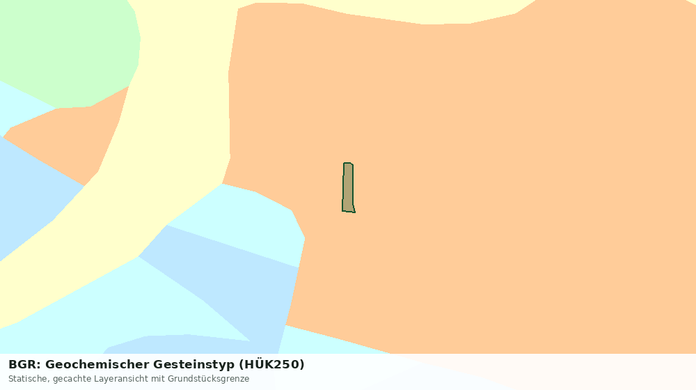 Statische Kartenansicht: BGR: Geochemischer Gesteinstyp (HÜK250)