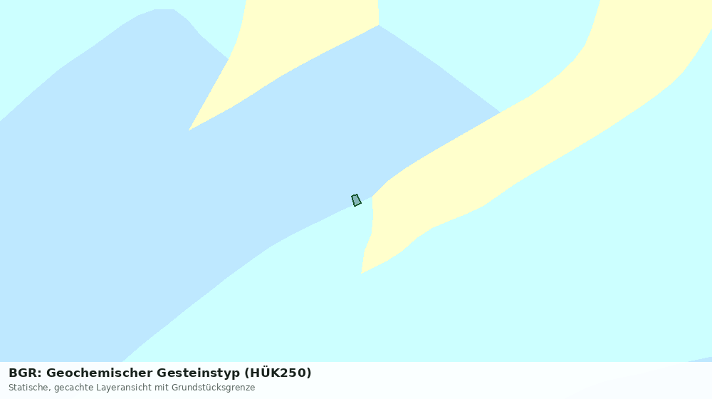Statische Kartenansicht: BGR: Geochemischer Gesteinstyp (HÜK250)