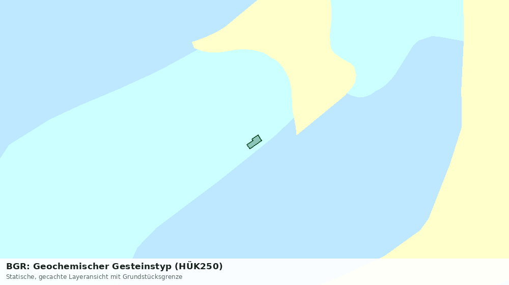Statische Kartenansicht: BGR: Geochemischer Gesteinstyp (HÜK250)