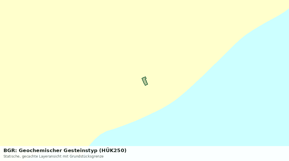 Statische Kartenansicht: BGR: Geochemischer Gesteinstyp (HÜK250)