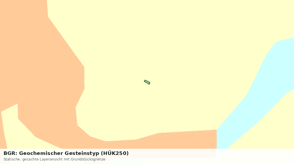 Statische Kartenansicht: BGR: Geochemischer Gesteinstyp (HÜK250)