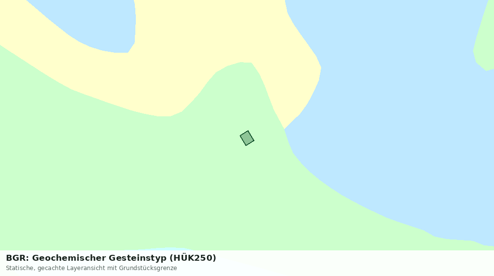 Statische Kartenansicht: BGR: Geochemischer Gesteinstyp (HÜK250)