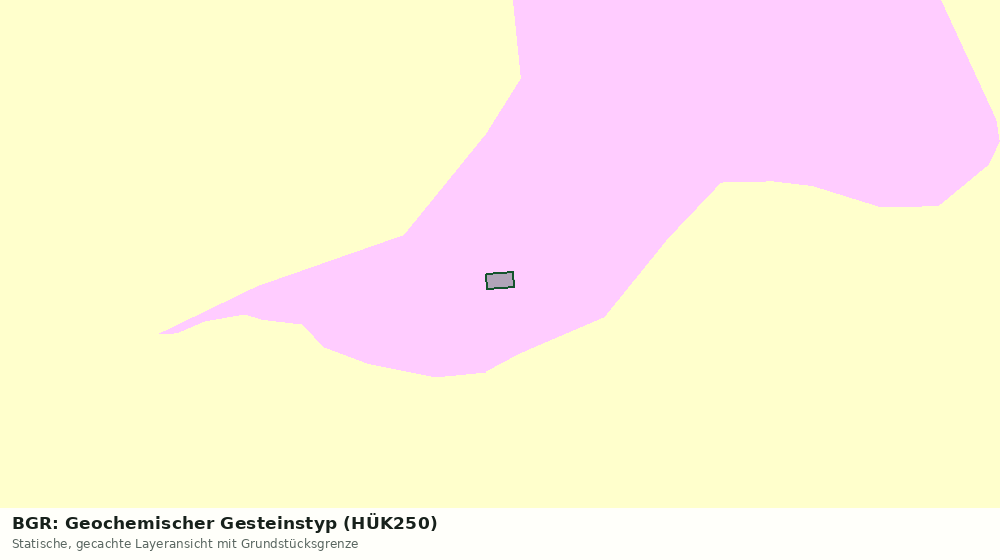 Statische Kartenansicht: BGR: Geochemischer Gesteinstyp (HÜK250)
