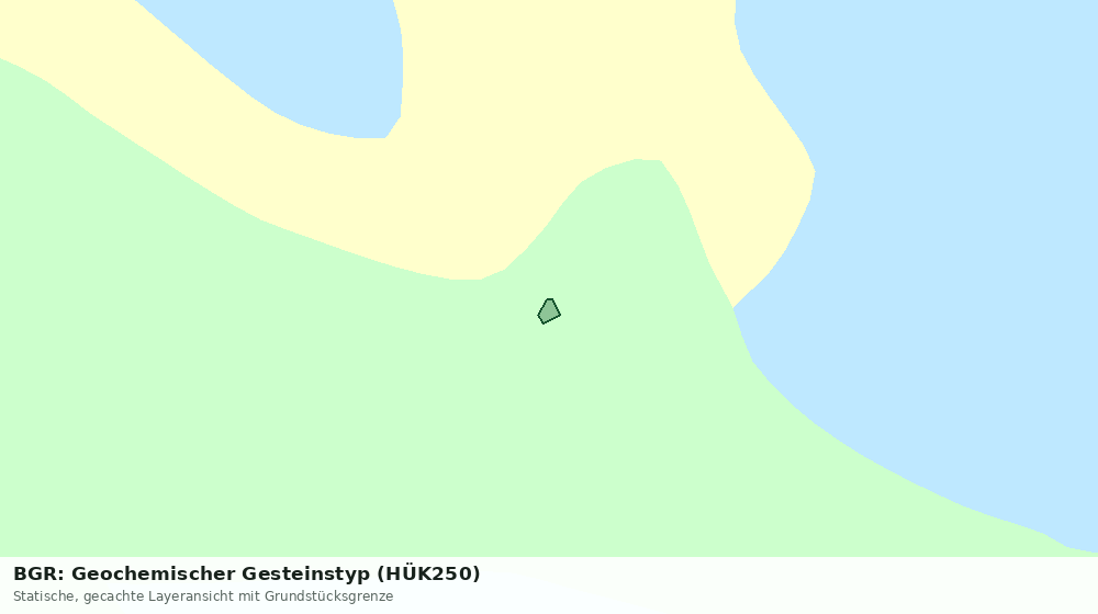 Statische Kartenansicht: BGR: Geochemischer Gesteinstyp (HÜK250)