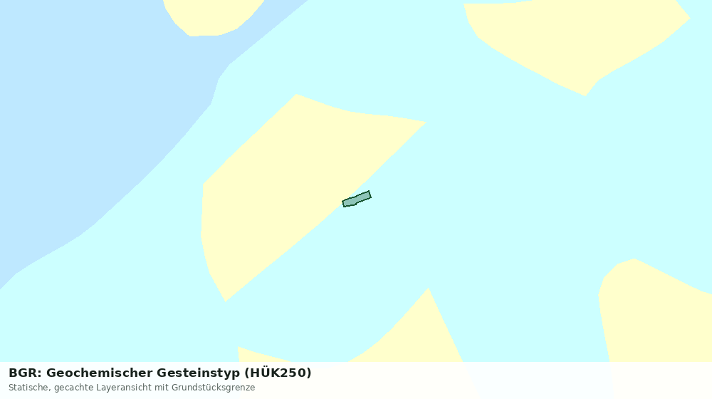 Statische Kartenansicht: BGR: Geochemischer Gesteinstyp (HÜK250)