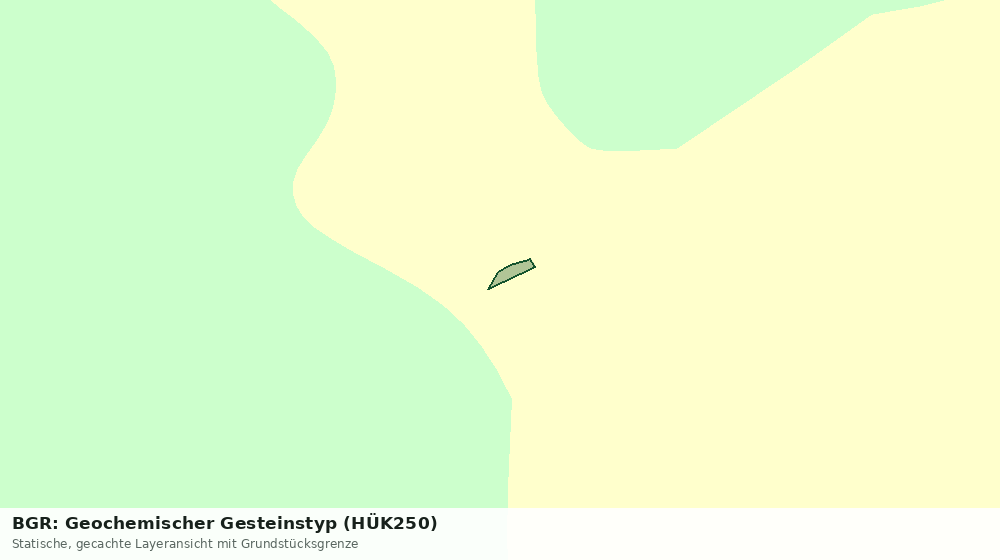 Statische Kartenansicht: BGR: Geochemischer Gesteinstyp (HÜK250)