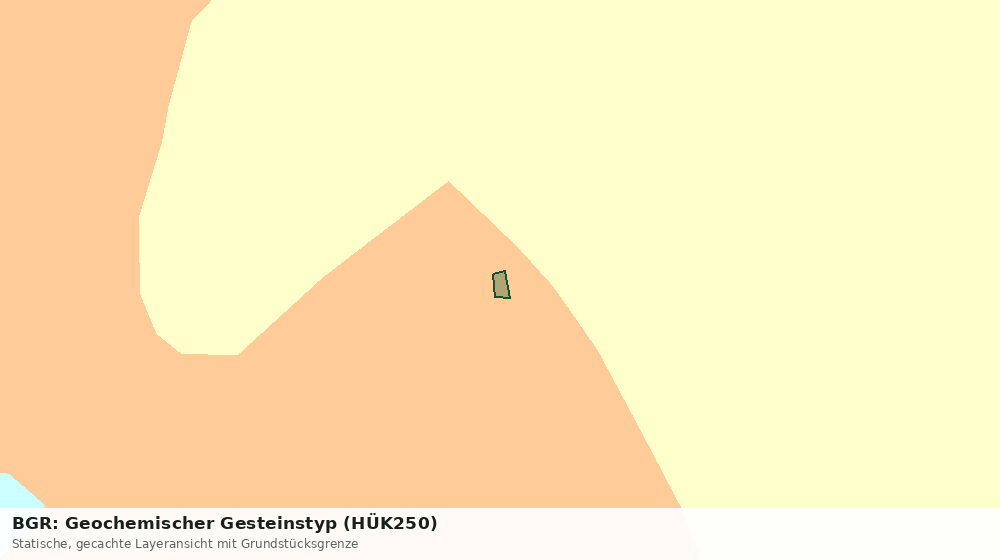 Statische Kartenansicht: BGR: Geochemischer Gesteinstyp (HÜK250)