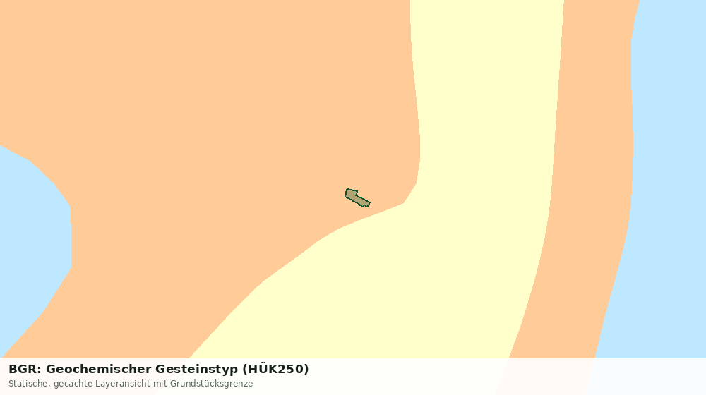 Statische Kartenansicht: BGR: Geochemischer Gesteinstyp (HÜK250)