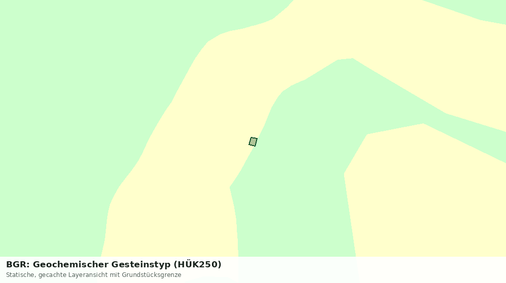 Statische Kartenansicht: BGR: Geochemischer Gesteinstyp (HÜK250)